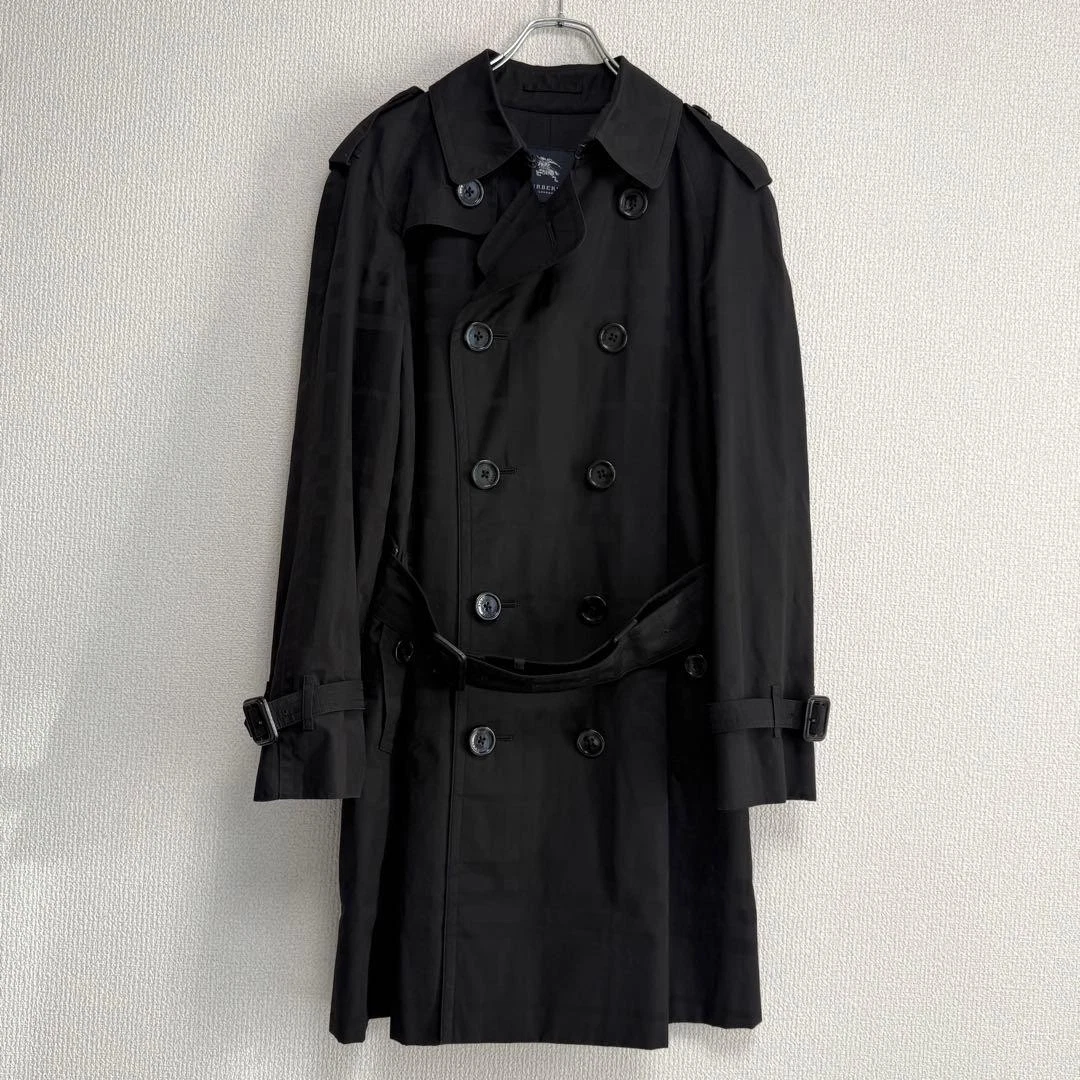 ジャケット・アウター BURBERRY LONDON wool trench coat black Burberry London Black Trench Coats Coats, Jackets & Vests for Men