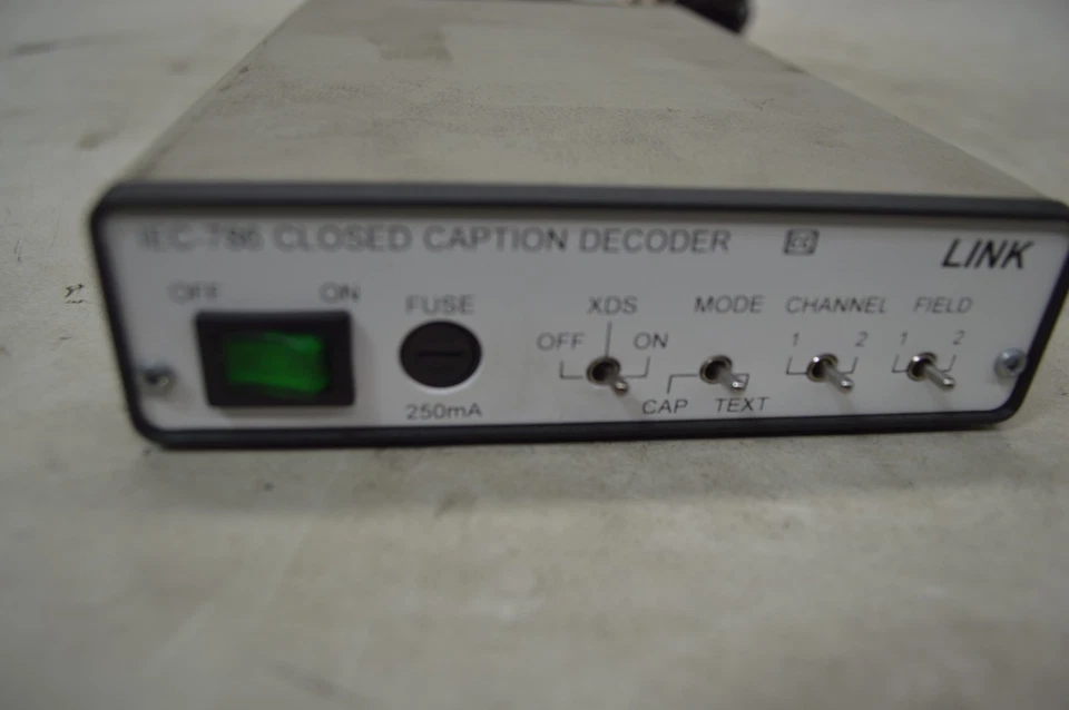 Link IEC-786 Two Field Closed Caption Decoder - Image 4 of 4