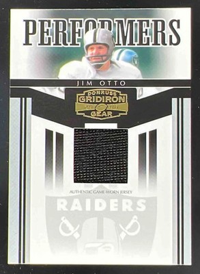 2006 Donruss Gridiron Gear Performers Jerseys #PR-1 Jim Otto /100