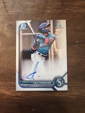 2022 Bowman Chrome - Prospect Autographs Luis Chevalier #CPA-LC (AU, RC)