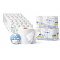 Toilettenpapier 3-Lagig – 64 Rollen (8 X 8) 150 Blatt Pro Rolle