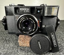 KONICA Hexanon C35 AF - VIDEO of SHUTTER, FLASH, FILM ADVANCE Working 325