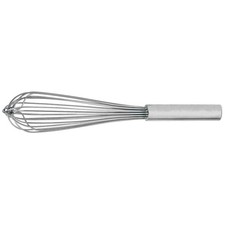 CRESTWARE FW14 Whip,14 in L,Silver Handle 44F697