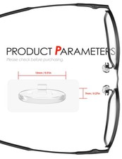Replacement Nose Pads for Oakley Socket 5.0 OX3217/Socket Ti OX5019/Steel Plate