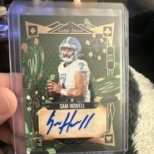 Wild Card 5 Card Draw Sam Howell Autographed Serial #5CDM-P42 Football