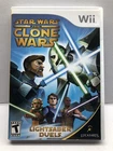 Star Wars: The Clone Wars Lightsaber Duels - Nintendo Wii - Clean Tested Working