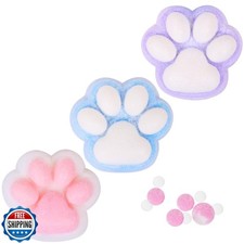 3pcs Big Squishy Cat Paw Squishy Toy,5 Inches Big FuFu cat Squeez