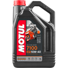 Motul 7100 4T Synthetic Engine Oil Unisex 10W-40 4L Performance Motorcycle