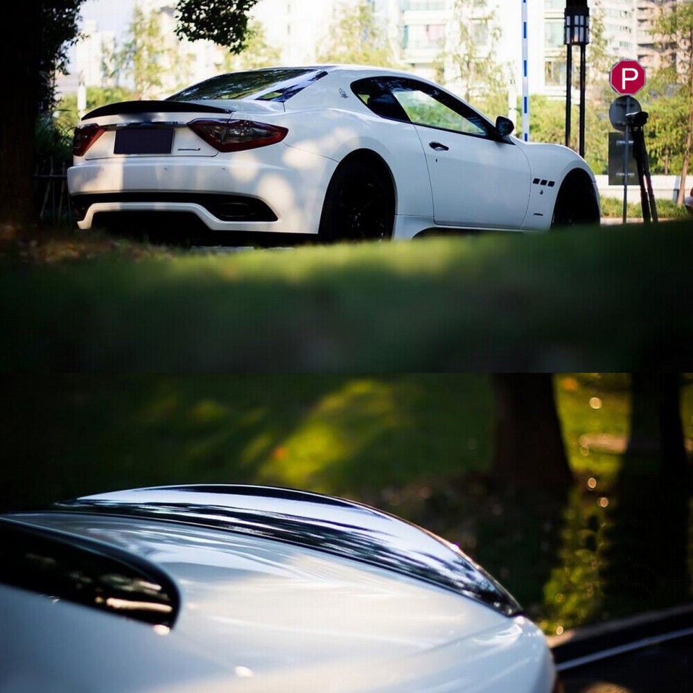 REAL Carbon Fiber Trunk Spoiler For Maserati Gran Turismo Coupe GT 2007-2014 13