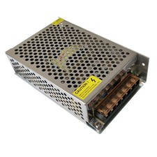 AC 110V to DC 12V 10A 120W Universal Regulated Switching Power 10A, black