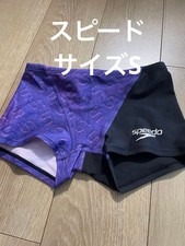 Speedo Competitive Swimsuit Box Type Purple Black Size S