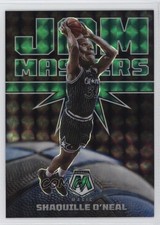 2021-22 Panini Mosaic Jam Masters Green Prizm Shaquille O'Neal #13 HOF 04br