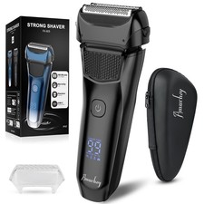 Rasoio Elettrico Uomo Regolabarba Taglia Barba Rasoio per Barba Rifinitore Barba