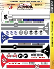 MG 3418 - 1/24 High Def Racing Decals Fat Head Racing Stripes Style 2