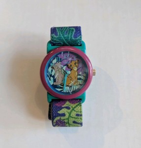 Timex Lion King Watch Kids Elastic Band Vintage 90s Disney Nala Simba Ebay