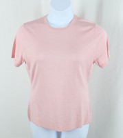 Saks Fifth Avenue Women's Pink Short Sleeve Sweater Shirt Top Size Xl on sale Saks Fifth Avenue Women's Pink Short Sleeve Sweater Shirt Top Size Xl on sale