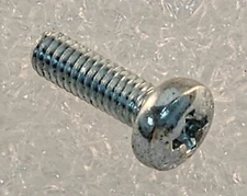 10 Pcs M2.5x8mm Pan Head Philip Screw Zinc Plated