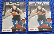 Luka Doncic 2019-20 Panini NBA Hoops Lights Camera Action #15 Qty of 2