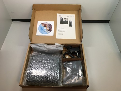 5 Cisco IP 303 Phones w/ Adaptor, Software, Manual & Base In Original Boxes - Picture 3 of 5