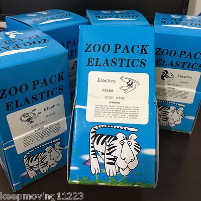 50-Pack Dental Orthodontic Elastic Bands For Braces - 3.5/5.0/6.5 Oz Strengths