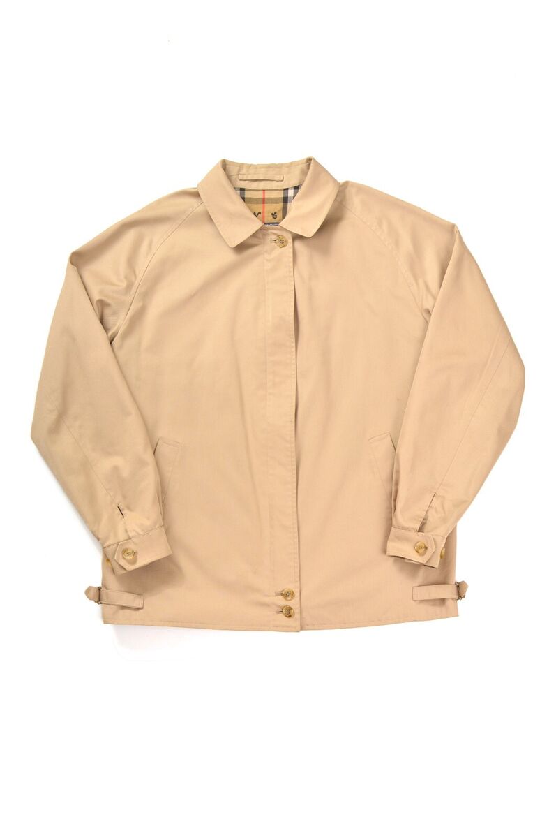Burberrys Vintage W's Beige Harrington Jacket Nova Check Burberrys Vintage W's Beige Harrington Jacket Nova Check
