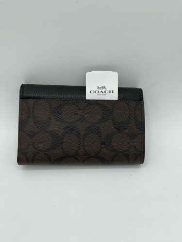 Coach Jade Medium Envelope Wallet Signature Canvas NWT - Picture 3 of 12