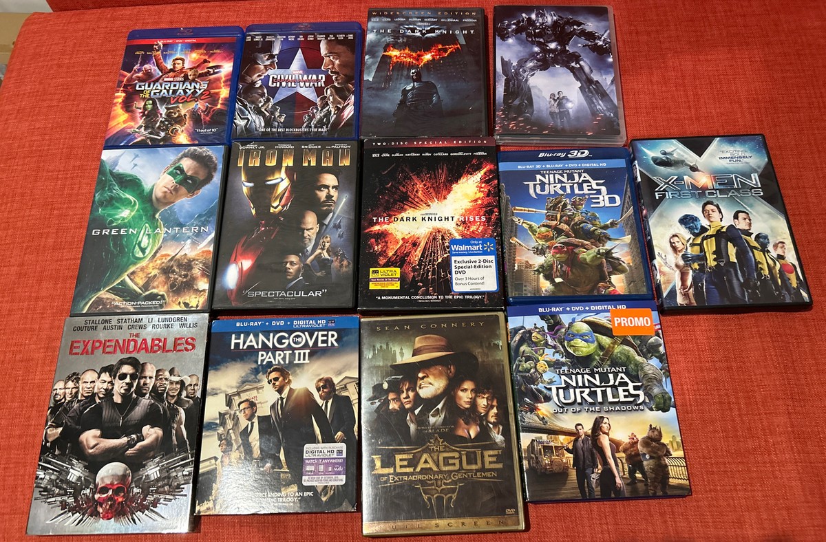 Lot of 31 Blu Ray DVD Movies Mixed Genres In Original Cases Action