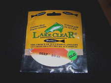 Lake Clear Wabbler Flasher Trout Flasher 3" Gold Plate Silver Plate Glo 3/5 oz