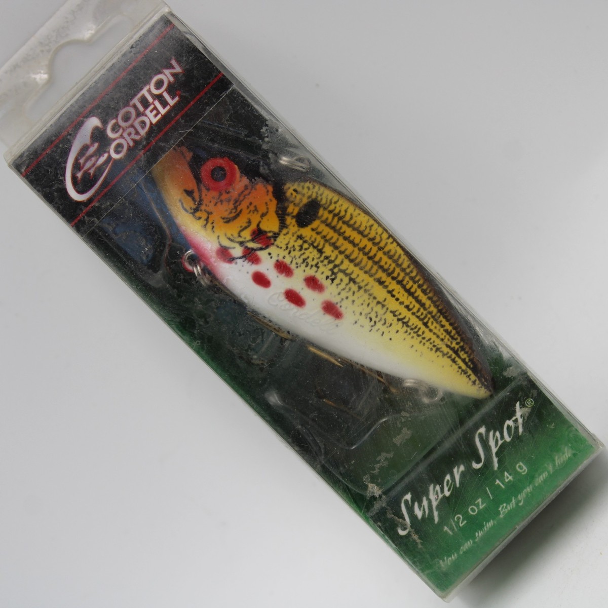Vintage Cotton Cordell Neon SPOT G Film Crawdad 1 3/4