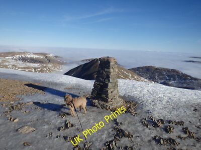 Foto 12x8 Auf Helvellyn Viel Eis oben c2015