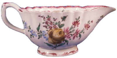 Antique 18thC Faience Marseille Sauce Gravy Boat Dish Veuve Perrin Sauciere