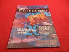 Nintendo Power Magazine Subscriber Bonus Forecast for Year 2000 damaged  G1