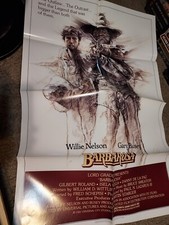 1982 BARBAROSA vintage movie poster Willie Nelson Gary Busey Western