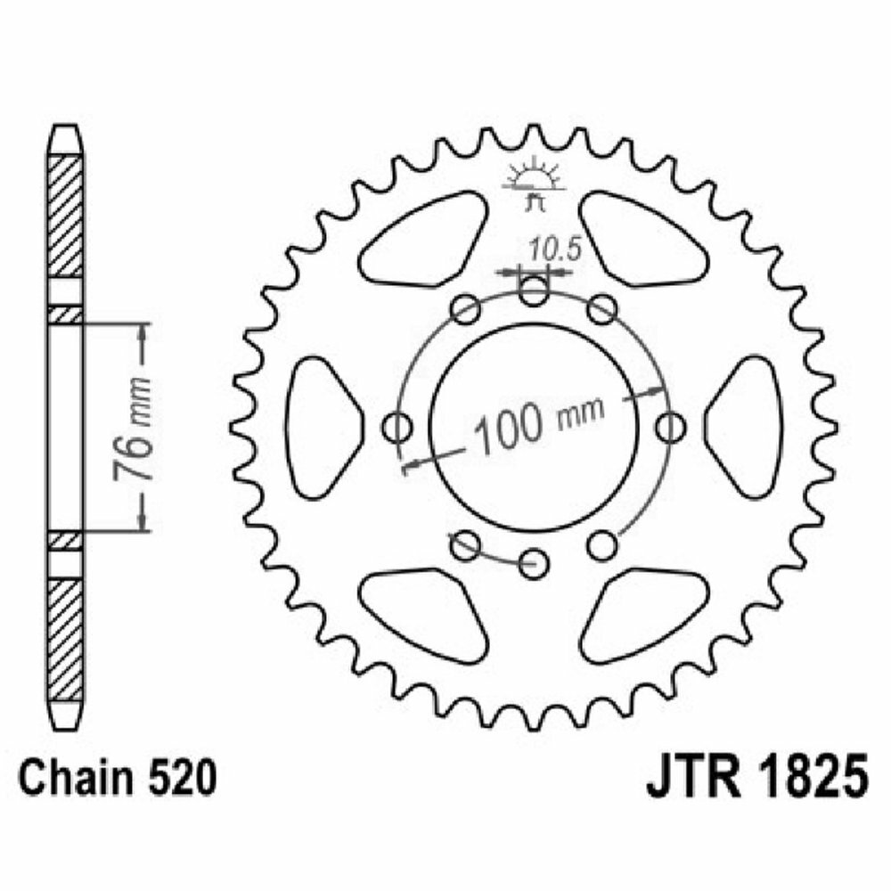 CORONA JT 1825 Z42 PER SUZUKI 250 VL INTRUDER LC 2000-2007