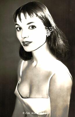 Elsa Martinelli  *  Original Kolibri Postkarte Postcard * Nr. 8887 g