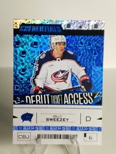 Billy Sweezy 2023-24 Upper Deck Credentials Debut Ticket Access Blue /149 Rc