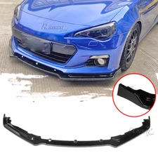 Front Bumper Lip Spoiler Splitter Diffuser Gloss Black For Subaru BRZ 2013-2016