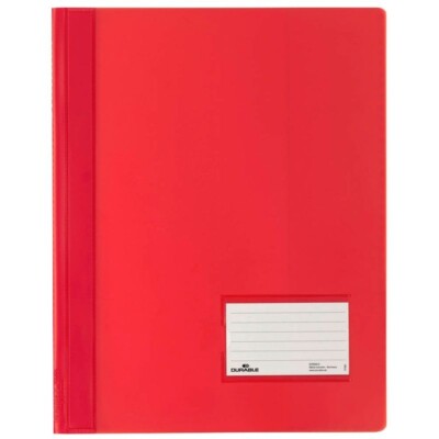10 DURABLE Schnellhefter DURALUX Kunststoff rot DIN A4 überbreit 979268003