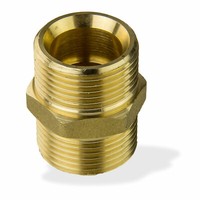Caleffi Messing Doppelnippel 3/4 Zoll Eurokonus Klemmverschraubung