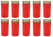 10x Grab Dauerbrenner Nr. 3 mit Deckel | Grabkerzen | Grablicht | Kerzen Öllicht