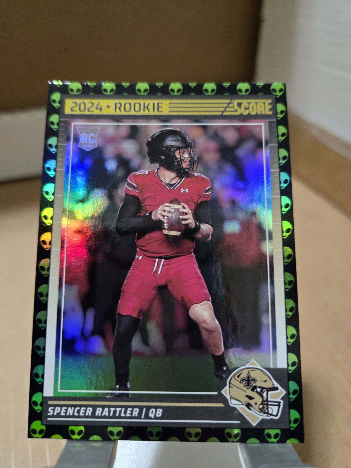 2024 Panini Score Spencer Rattler RC #345 Extraterrestrial