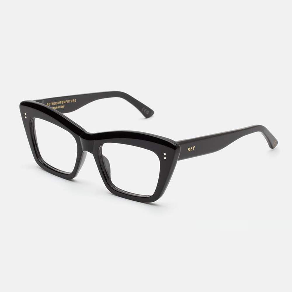Reading Glasses Retrosuperfuture RSF Numero 107 Black GGI 54 19 145 + Hoya Lens-image