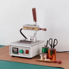 Manual Bronzing Machine Leather Emboss Press Tool Pvc Card Heat Press Machine