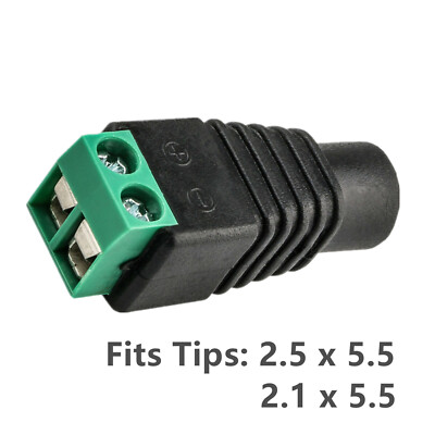 10 Pz 5 Paia Connettore Di Alimentazione Cc Pin 2.1x5.5mm - Foto 9