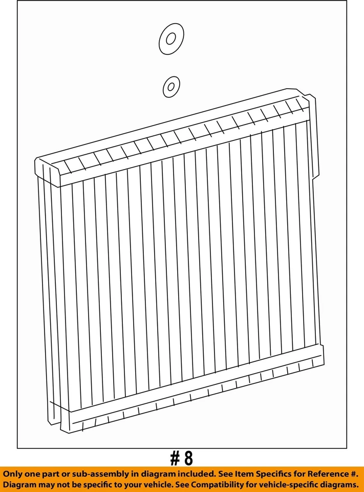 2018 2024 Toyota Camry SE OEM 2.5 Complete Housing AC Evaporator - Image 4 of 4