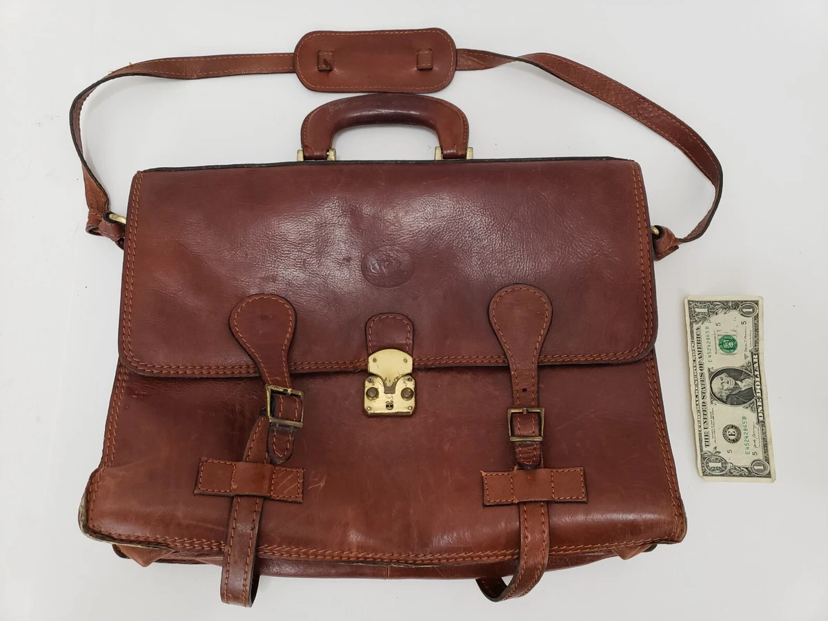 Best italian leather briefcase sale