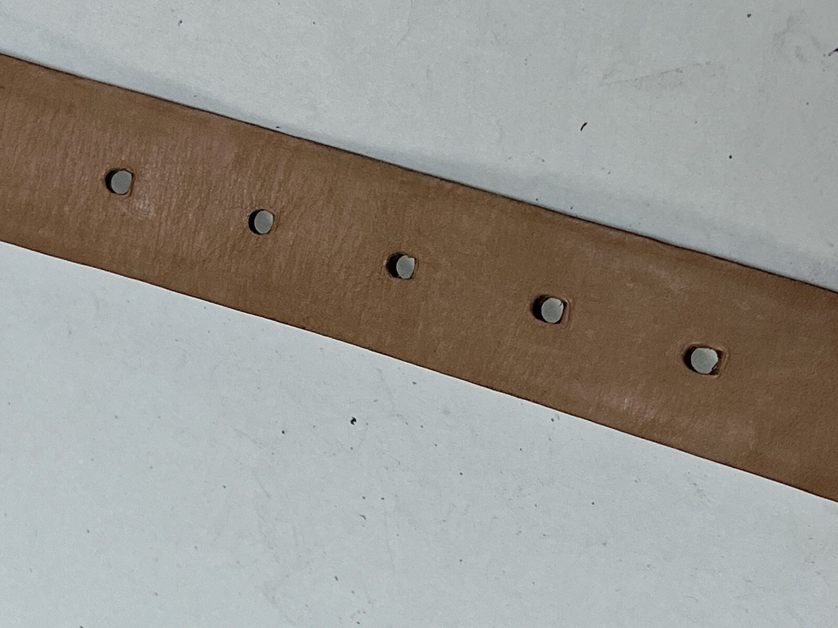 De Vecchi by Hamilton Hodge Brown Leather Belt Size M Medium 