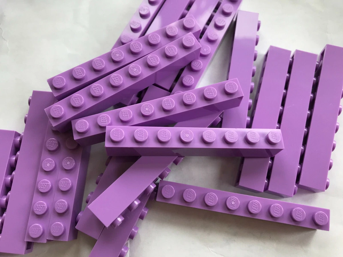 LEGO NEW 3008 MEDIUM LAVENDER 1 X 8 BRICK 10 PIECES