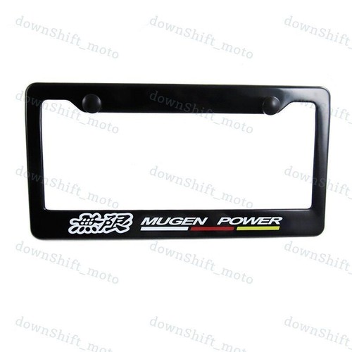 1pc for JDM Mugen Black ABS License Plate Frame 8 eBay