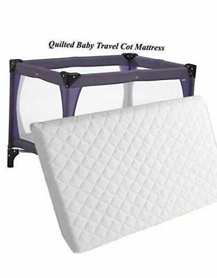 95 x 65 x 5 cm New Extra Thick Travel Cot Mattress For Grace Redkite And M&P UK.